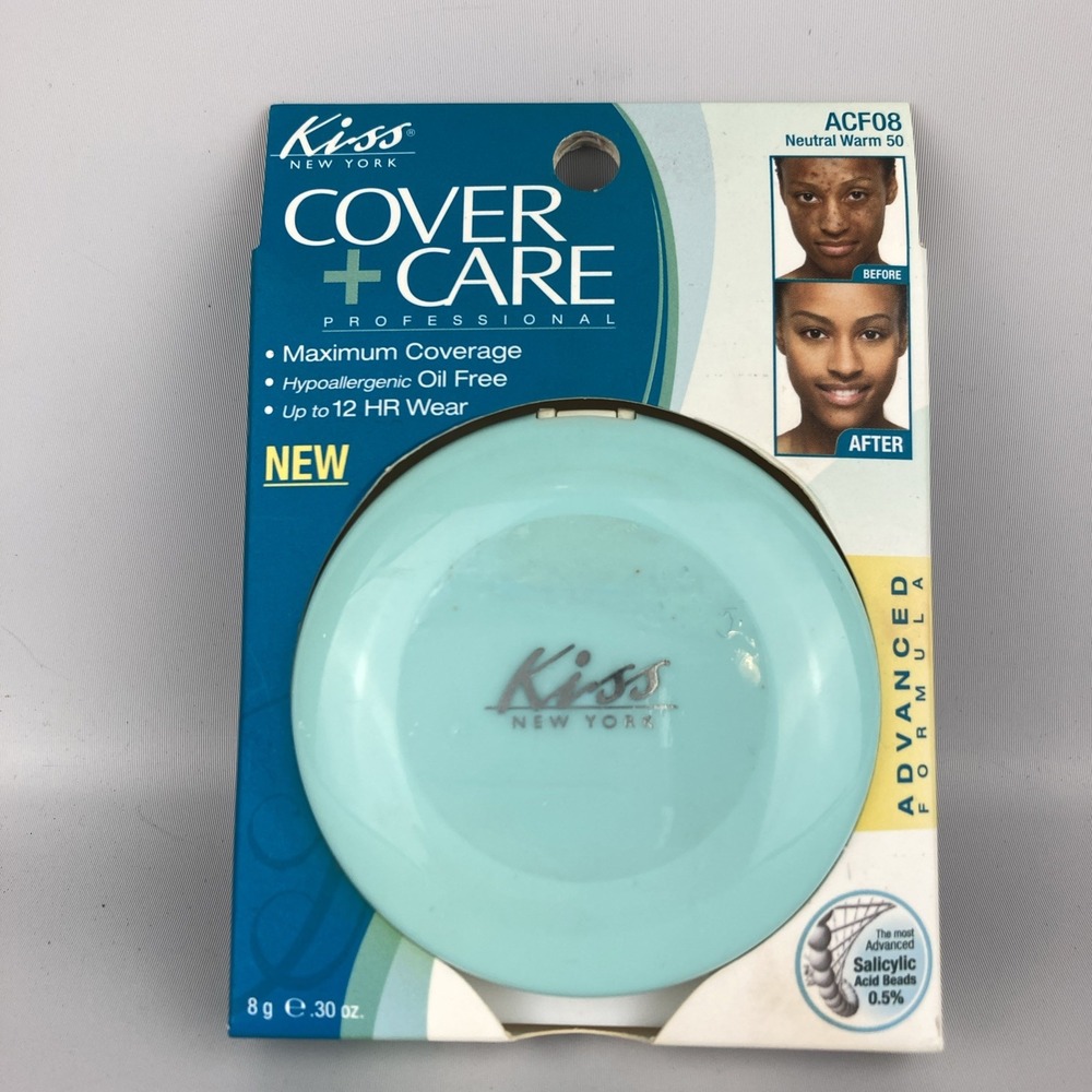 KISS Cover + Care 2-in-1 Cream Foundation + Concealer ACF08 NEUTRAL WARM 50